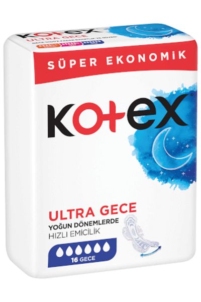 Kotex ( 2 PCS ) Kotex Ultra Super Economic Package Hygienic Pad Night 16 pcs