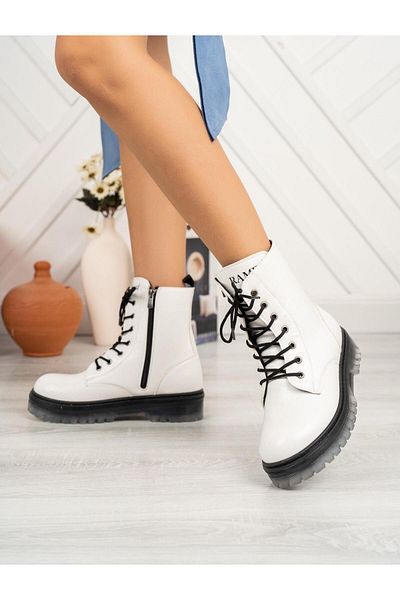 Ramer Patent Leather Zippered Girl's Boots
