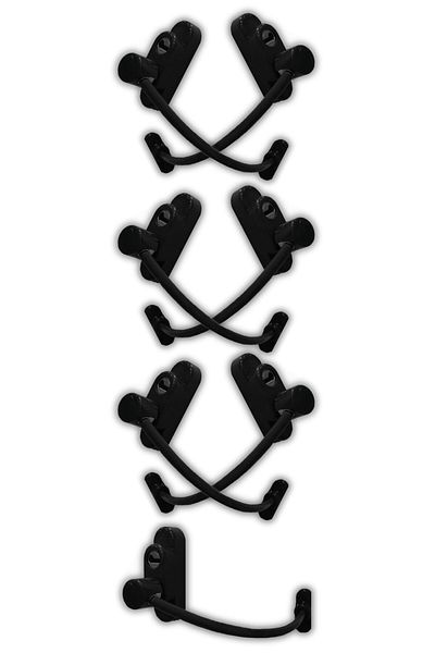 Viselia Keyed Steel Rope Window Child Lock Child Safety Lock 7 Pieces Black