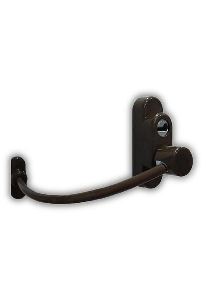 Viselia Keyed Steel Rope Window Child Lock Child Safety Lock 1 Piece Dark Brown
