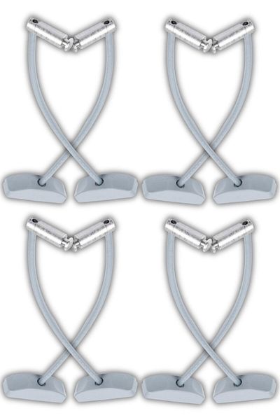 Viselia Keyed Steel Rope Window Child Lock Child Safety Lock 8 Pieces Gray