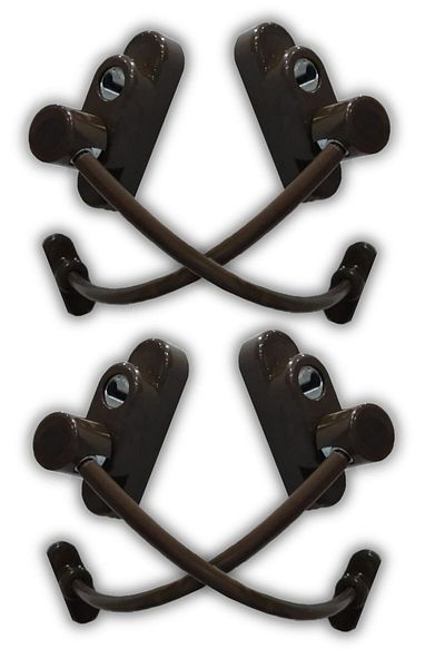 Viselia Keyed Steel Rope Window Child Lock Child Safety Lock 4 Pieces Dark Brown