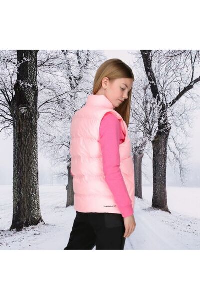 Nike Sportswear Sentetik Dolgulu Kız Çocuk Yelek -dr1888-658 (BİR BEDEN KÜÇÜK ALMANIZ ÖNERİRİZ)