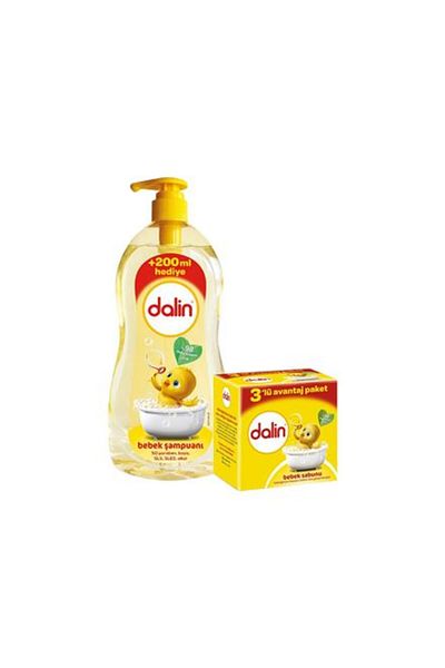 Dalin (1 PC) Dalin Shampoo 900 ml + 3x100 Gr Soap