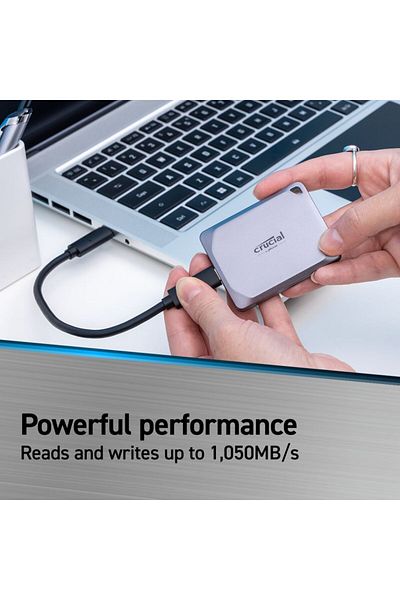 Crucial X9 Pro 1Tb Portable Ssd 1050Mb/S USB 3.2 Gen-2 Ct1000X9Prossd9
