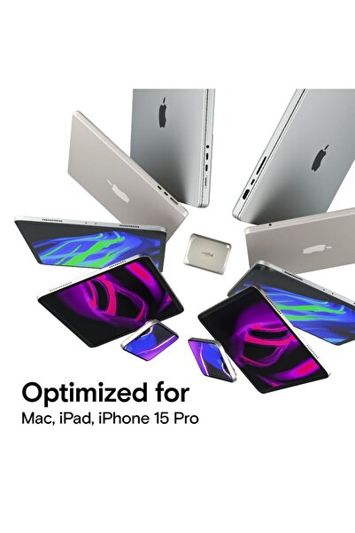 Crucial X9 Pro for Mac 4TB Taşınabilir SSD 1050 MB/s USB 3.2 Gen-2 CT4000X9PROMACSSD9B