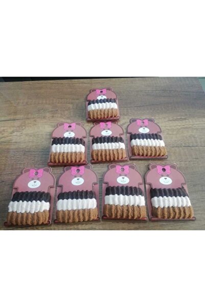 CHARSHİWEAR للنساء - الفتيات 24 قطعة منشفة شعر ملونة على شكل دب مشبك مطاطي فائق المرونة من الدرجة الأولى