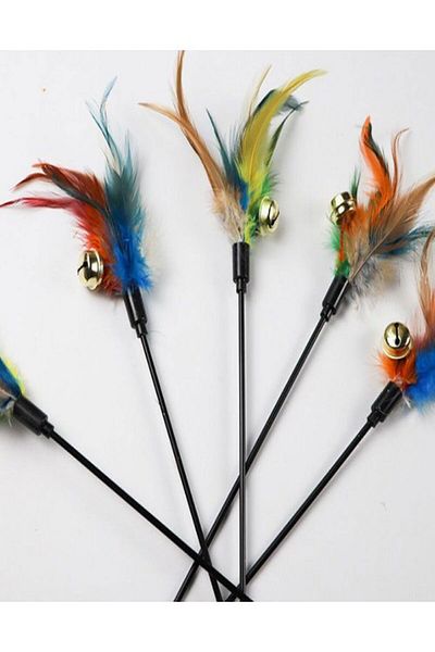 İNDİRİM PRO Furry Cat Play Stick