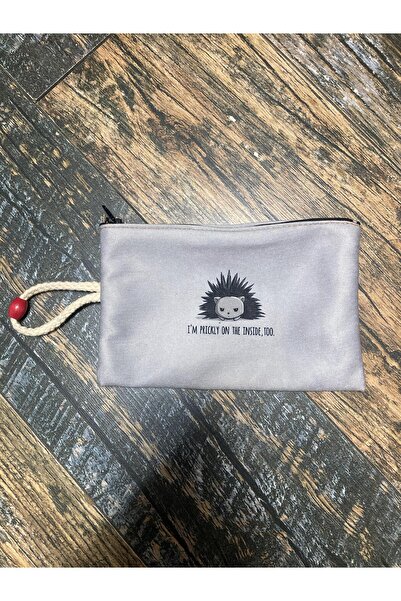 Street Bag حامل قلم مطبوع على شكل قنفذ لطيف، حقيبة يد، حقيبة قماش مطبوعة، حقي...