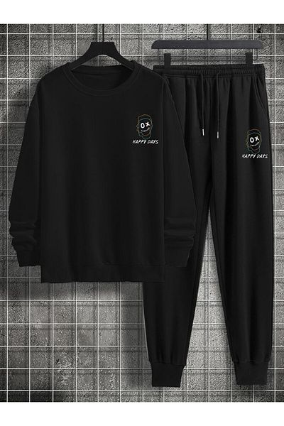Pisa Art PİSA ART Unisex PRINTED Crew Neck Oversize TRACKSUIT