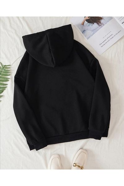 Pisa Art PİSA ART NOU SEZON Hanorac unisex cu 2 fire cu glugă, imprimat pozitiv