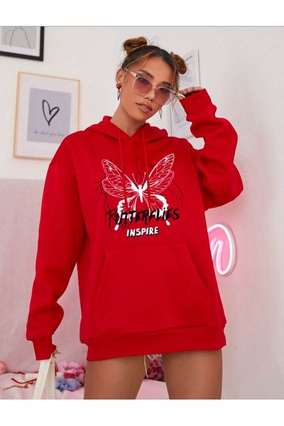 Pisa Art PİSA ART NOU SEZON Hanorac unisex cu 2 fire cu glugă, cu imprimeu gros