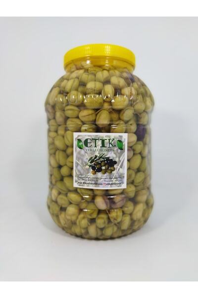 Mudanya Cinsi Yeşil Dilme Tatlanmış Zeytin 5 Kg