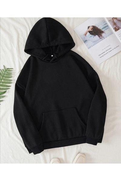 Pisa Art PİSA ART Hanorac supradimensionat unisex BLACK BUGS BUNNY IMPRIMAT 2 PISI PİSA ART