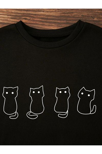 Pisa Art PIZAZĂ ART PRINTED 2 YARLS SHARDON Unisex crewgate hanorac supradimensionat0,,