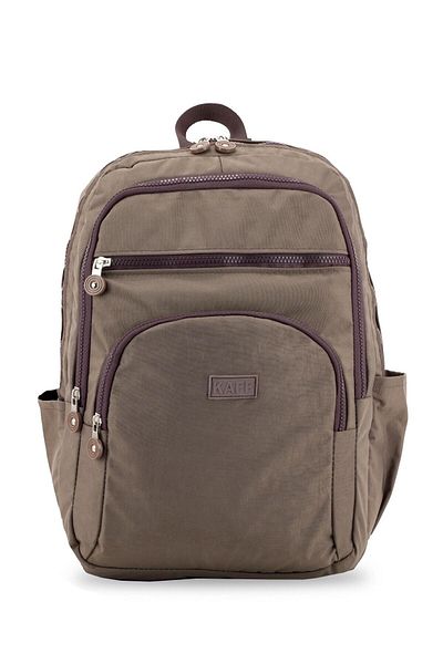 KAF - Crinkle Fabric Αδιάβροχο 4 θέσεων Unisex Travel, Laptop, School, Backpack - Μαύρο