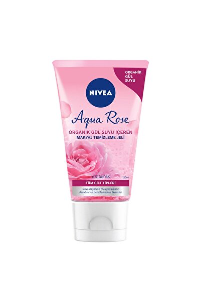 NIVEA جل مزيل مكياج أكوا روز يحتوي على ماء الورد العضوي 150 مل