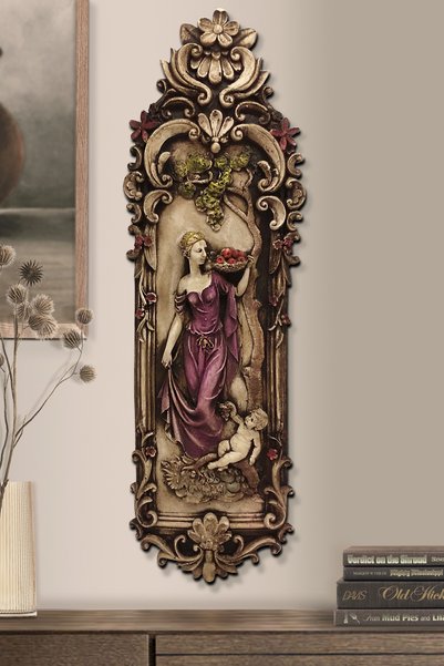 Dekoromi Dekoratif Vintage Duvar Pano (45x14cm) Model 2