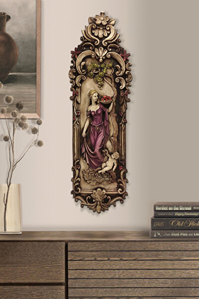 Dekoromi Dekoratif Vintage Duvar Pano (45x14cm) Model 2