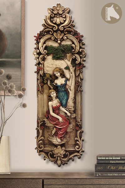 Dekoromi Dekoratif Vintage Duvar Pano (45x14cm) Model 2