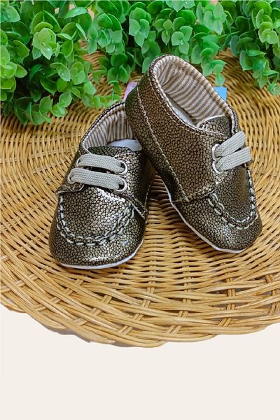 dinamik çocuk Baby Shoes Shiny Soft Sole Flat Non-Slip Lux Moccasin Booties Special Day Wedding Birthday Eid