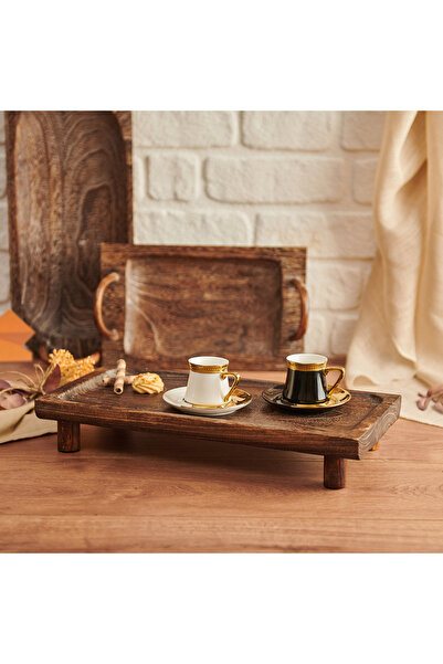 Bambum Arvina Ayaklı Sunum Tepsisi - Büyük