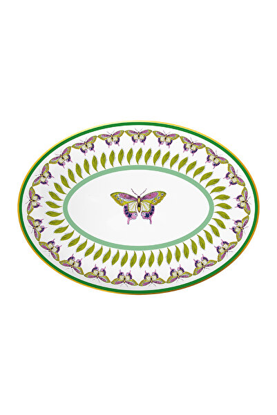 Baci Milano Amazzonia Oval Tabak 31 cm