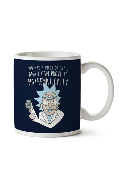 ART HEDİYE R and M I Can Prove It Mathematically Two Sided Printed Mug