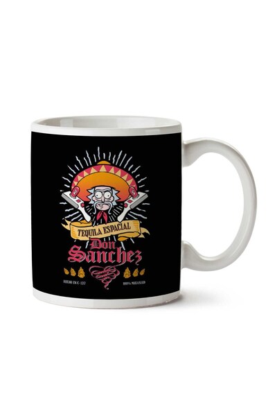 ART HEDİYE كوب تيكيلا دون سانشيز آر آند إم مطبوع على الجانبين