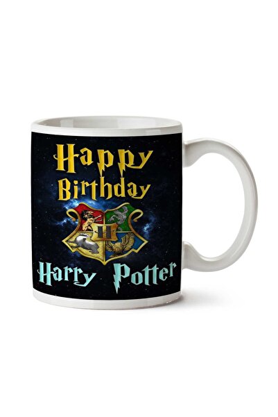 ART HEDİYE كوب مطبوع عليه وجهين لعيد الميلاد Happy Britday HP
