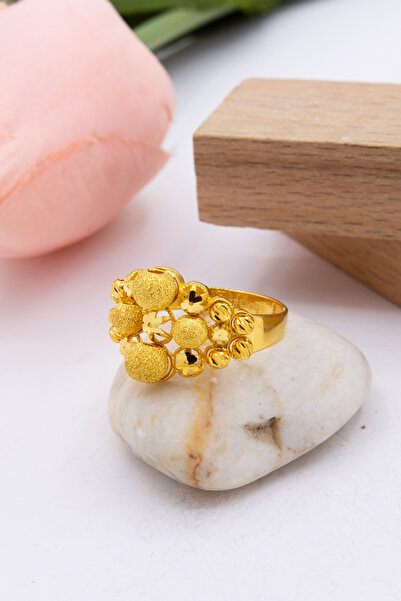 Latif Kuyumculuk 22 Ayar Altın Yüzük Dorika Işlemeli Kadın Yüzük Lksyzk869