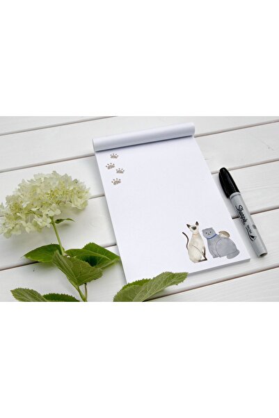 Bküp Tasarım Memopad القطط اللطيفة / المفكرة / دفتر الملاحظات
