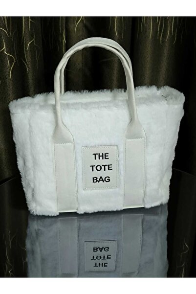 Bien The Tote Bag Peluş Çanta Uzun Kolon Askılı Kadın El Ve Omuz Çantası