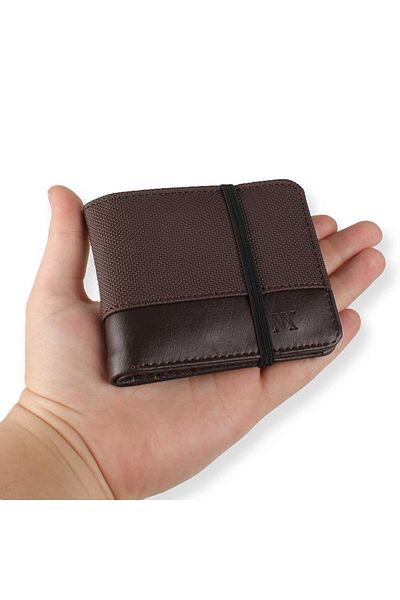 My Valice Men's Leather Wallet and Card Holder 1902 Brown