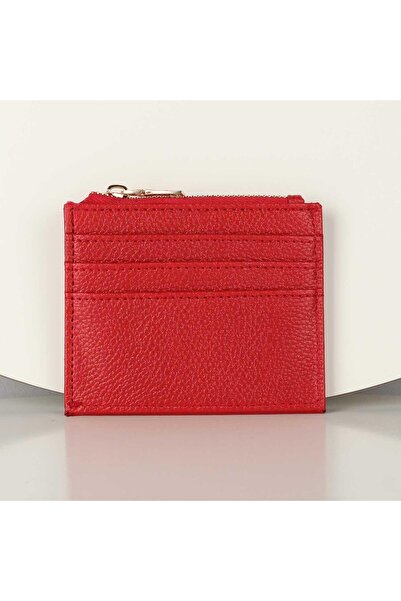 My Valice Women's Leather Wallet and Card Holder 1628 Red