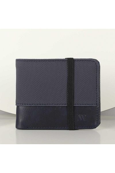 My Valice Men's Leather Wallet and Card Holder 1902 Navy Blue