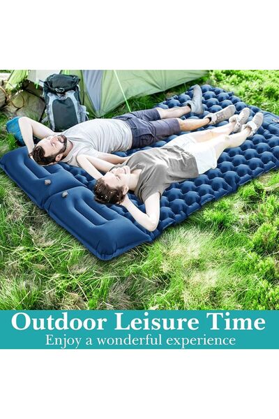 SIGHTZER ÇİFT KİŞİLİK ŞİŞME YATAK KAMP PLAJ ÇADIR YATAĞI UYKU PEDİ KENDİNDEN ...