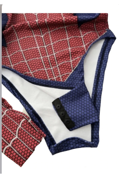 Köstebek Red Spider Çıtçıtlı Body Örümcek Ağlı Body