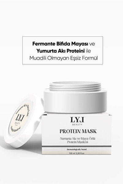 LYL BEAUTY Yumurta Akı Ve Maya Özlü Gözenek Sıkılaştırıcı Yenileyici Cilt Mas...