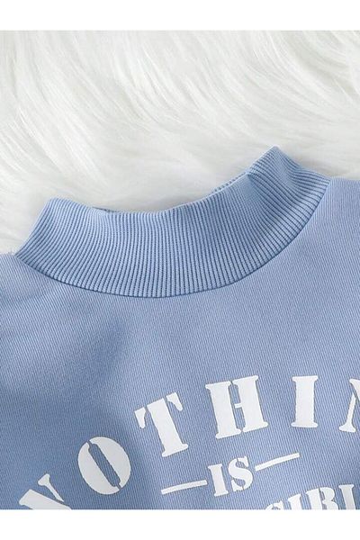 Keywest Παιδικό Nothing Printed Oversize Φούτερ Φούτερ Σετ Φούτερ