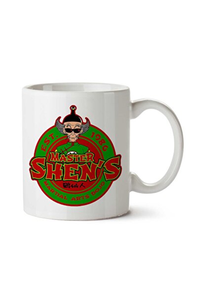 ART HEDİYE كوب كران ماستر مارتيال آرتس دوجو مطبوع على الجانبين