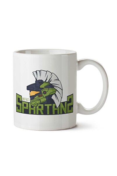 ART HEDİYE Draetheus 5 Spartans Halo Two Sided Printed Mug