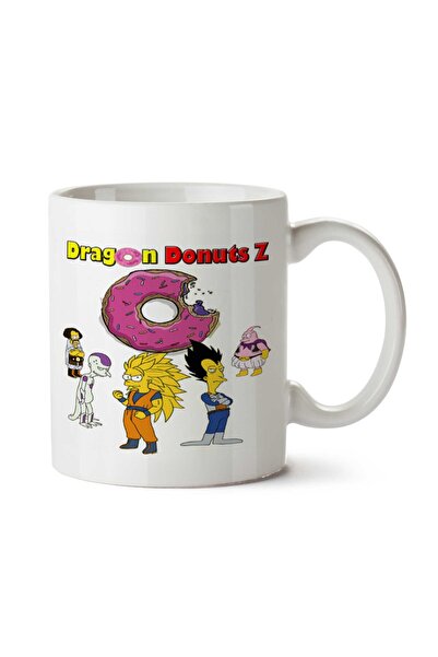 ART HEDİYE كوب بطبعة Dragon Donuts Z على الجانبين