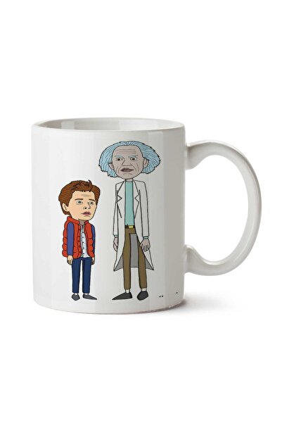ART HEDİYE كوب مطبوع على الوجهين من Doc and Marty