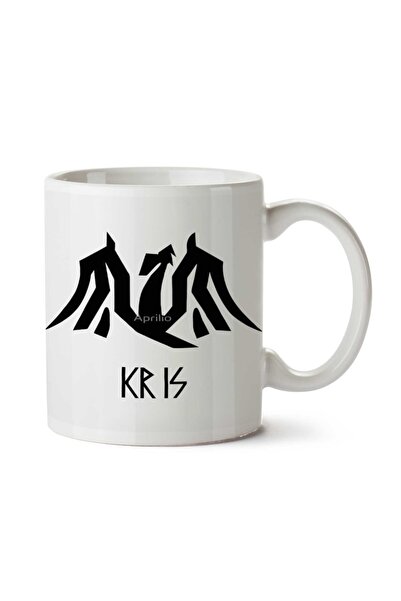 ART HEDİYE EXO Kris power logo Two Side Printed Mug Cup