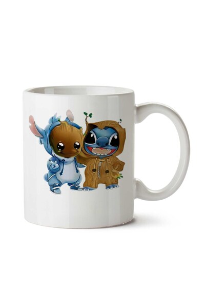 ART HEDİYE كوب مطبوع على الجانبين من Groot e Stitch