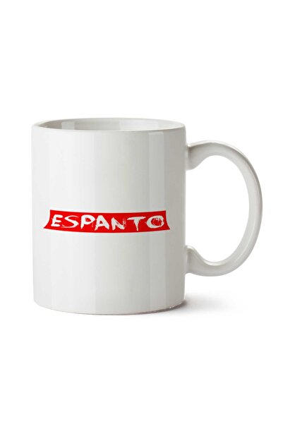 ART HEDİYE كوب إسبانتو مطبوع على الجانبين