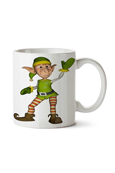 ART HEDİYE Elf-Free-Download-PNG Two Sided Printed Mug