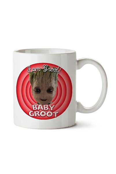 ART HEDİYE Guardians Of The Galaxy Baby Groot Looney Tunes Two Sided Printed Mug