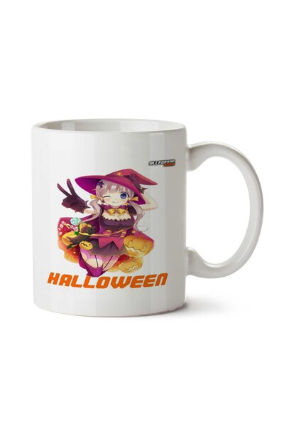 ART HEDİYE Camisa halloween Two Sided Printed Mug